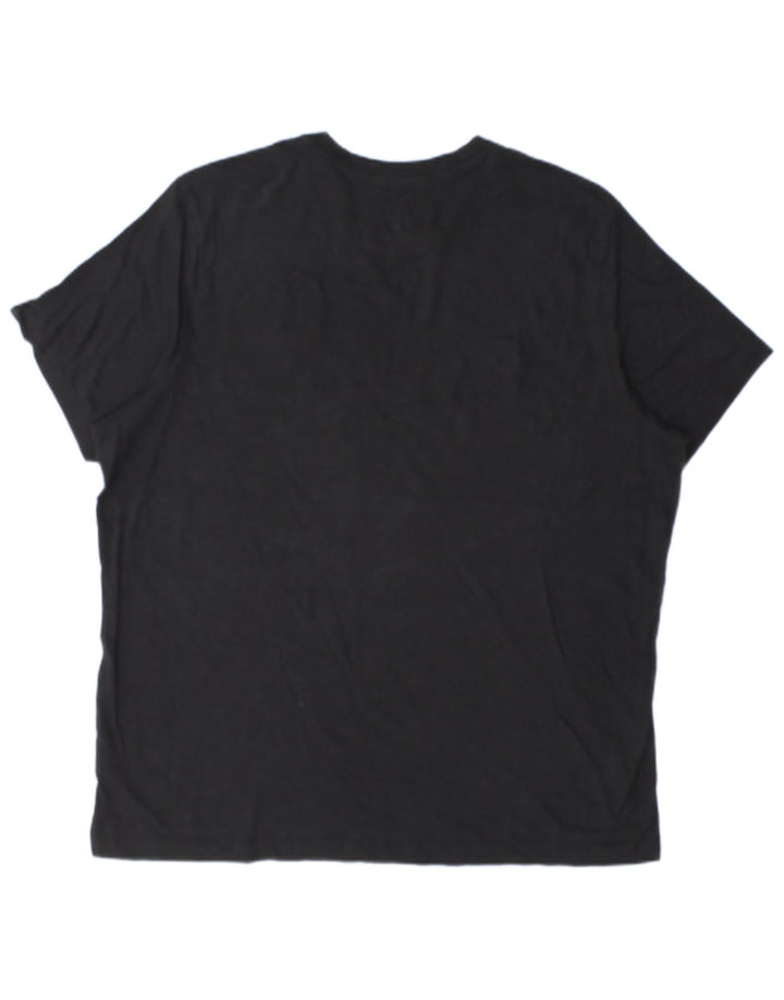 NIKE Herren T-Shirt Top 2XL Schwarz Baumwolle