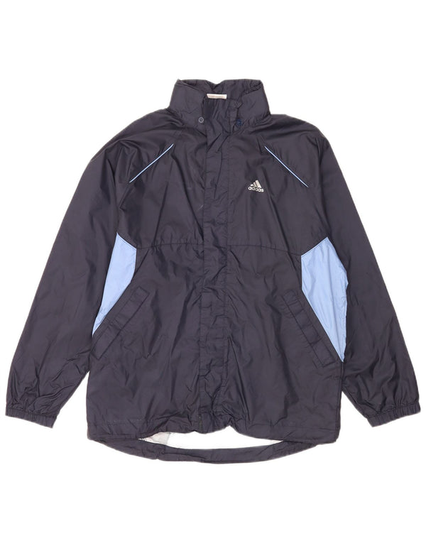 Adidas Jungen Grafik-Trainingsanzug-Top-Jacke, 13–14 Jahre, Marineblau, Farbblock