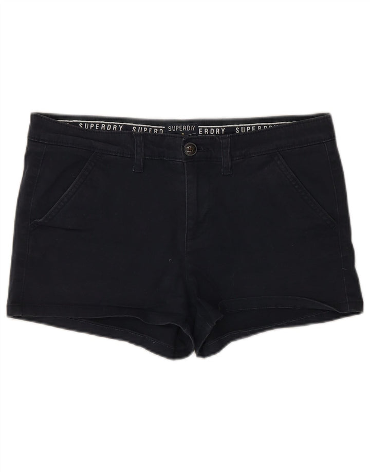 SUPERDRY Chino-Shorts für Damen, Größe S, Größe S, Marineblau, Baumwolle