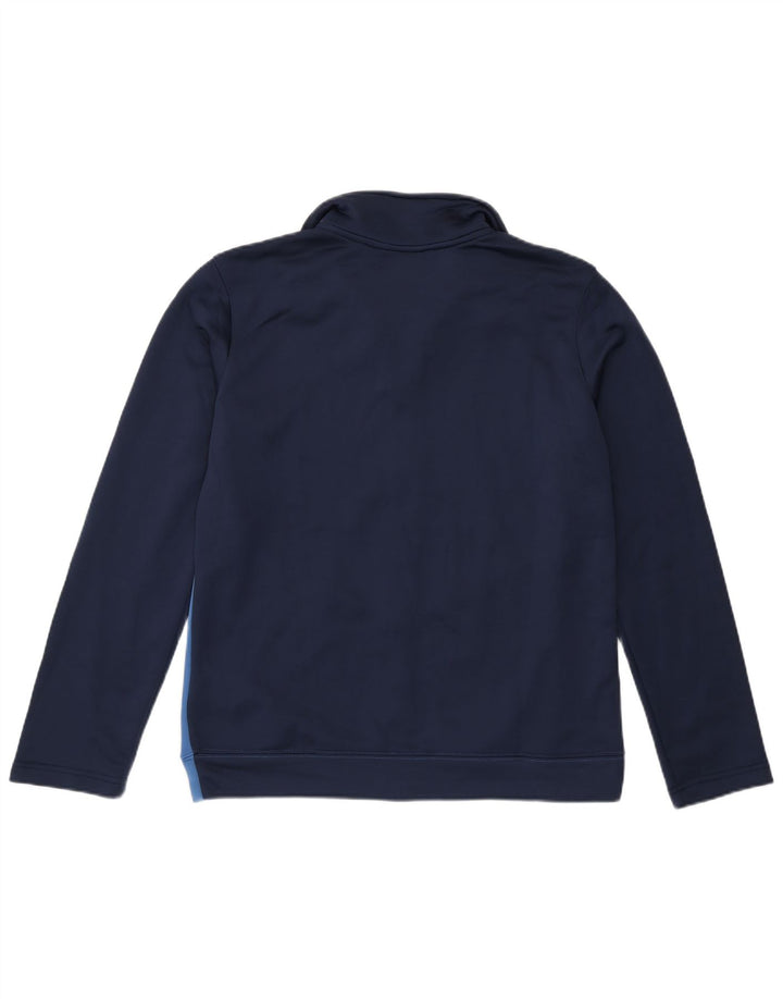Nike Jungen-Trainingsanzug-Top-Jacke, 13–14 Jahre, XL, Marineblau, Farbblock