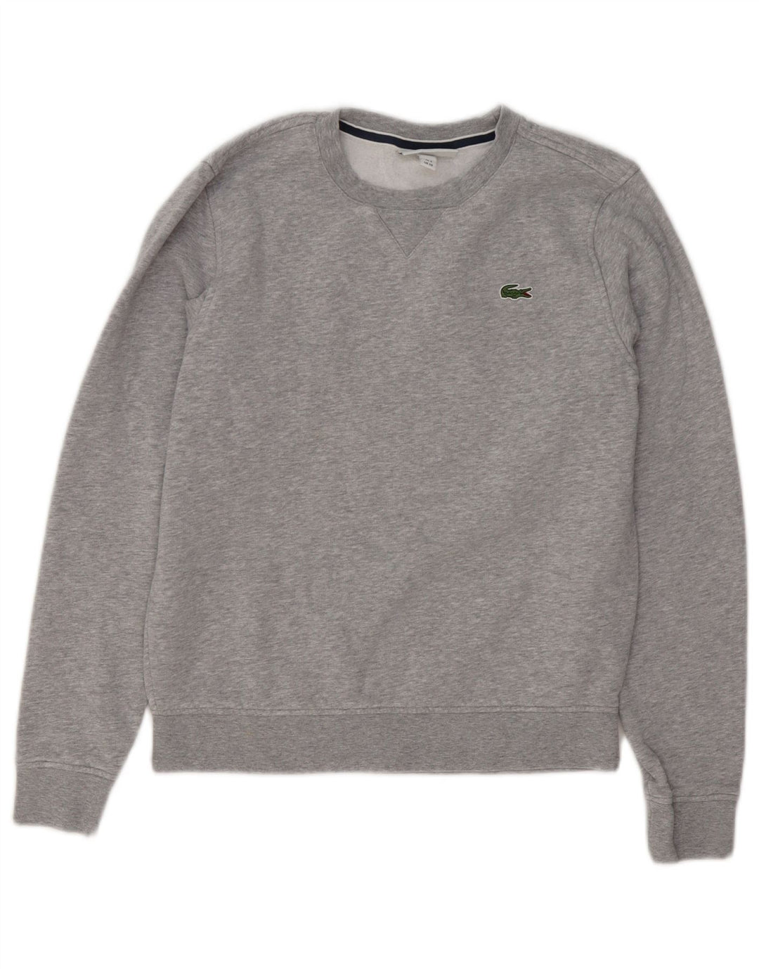 LACOSTE Herren-Sweatshirt-Pullover, Größe 2 XS, graue Baumwolle