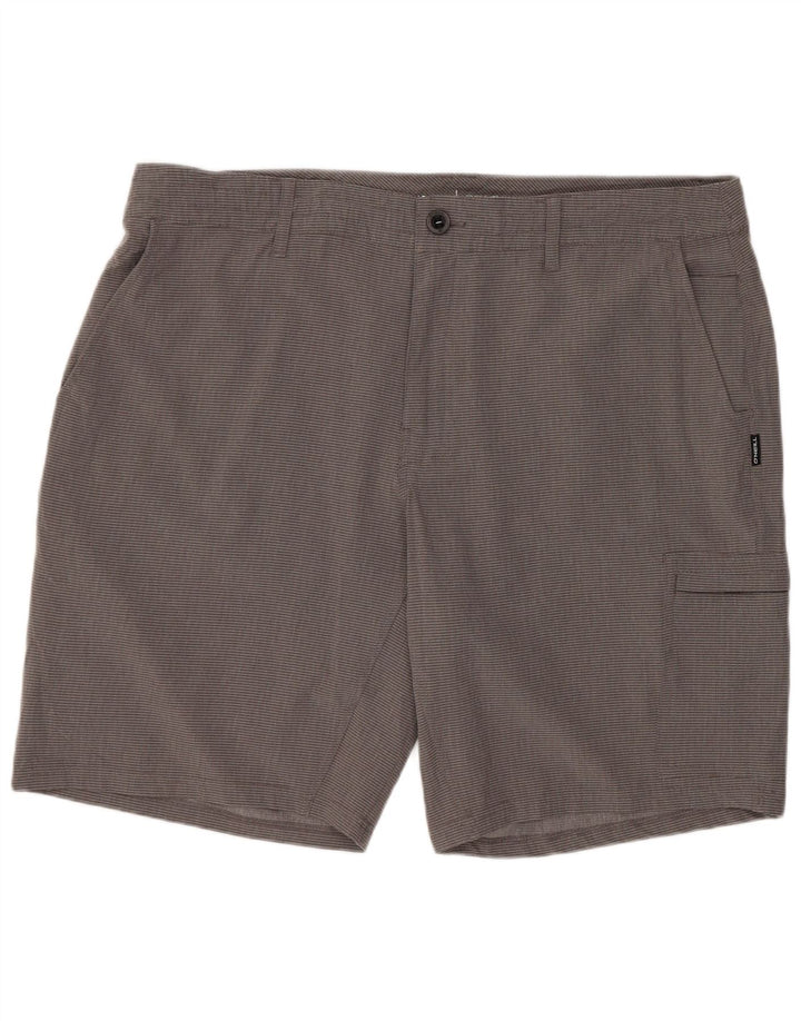 O'Neill Herren Cargoshorts W38 XL Grau gestreift Polyester