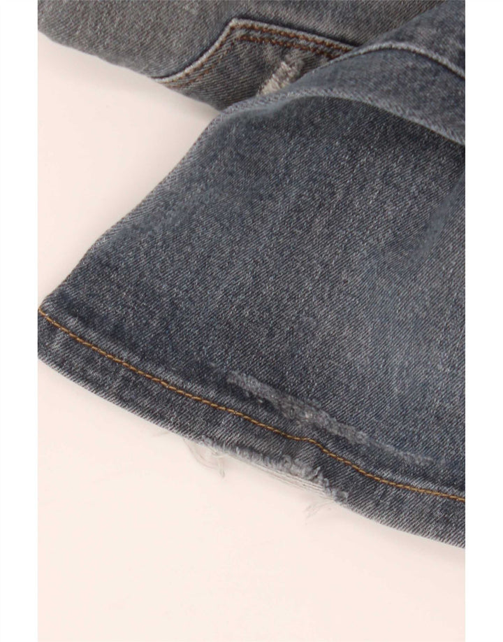 Zara Damen Schlagjeans EU 36 XS W26 L30 Blau
