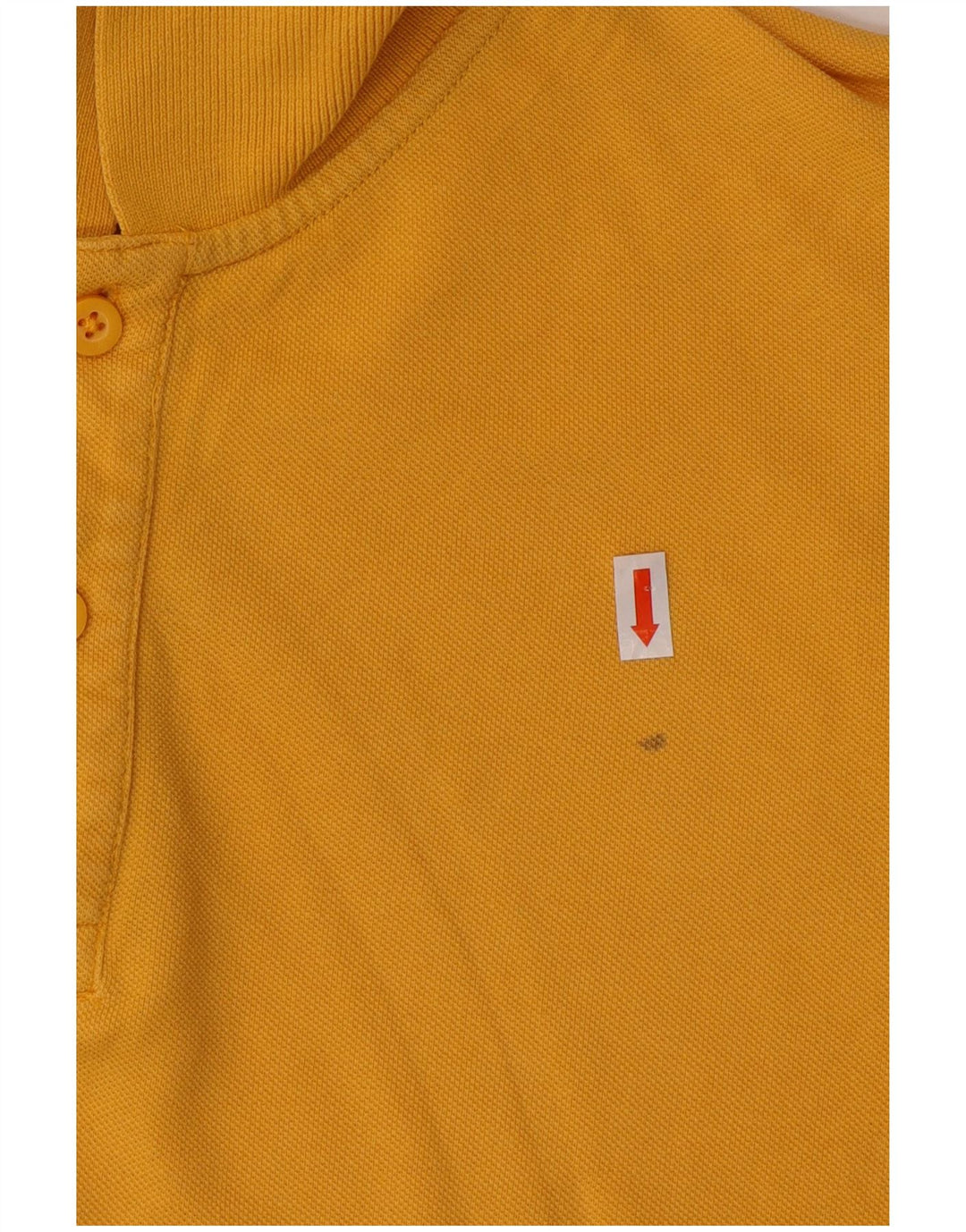 DACK'S Herren-Poloshirt, groß, gelbe Baumwolle