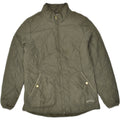 EDDIE BAUER Womens Quilted Jacket UK 16 Large Khaki Polyester | Vintage Eddie Bauer | Thrift | Second-Hand Eddie Bauer | Used Clothing | Messina Hembry 