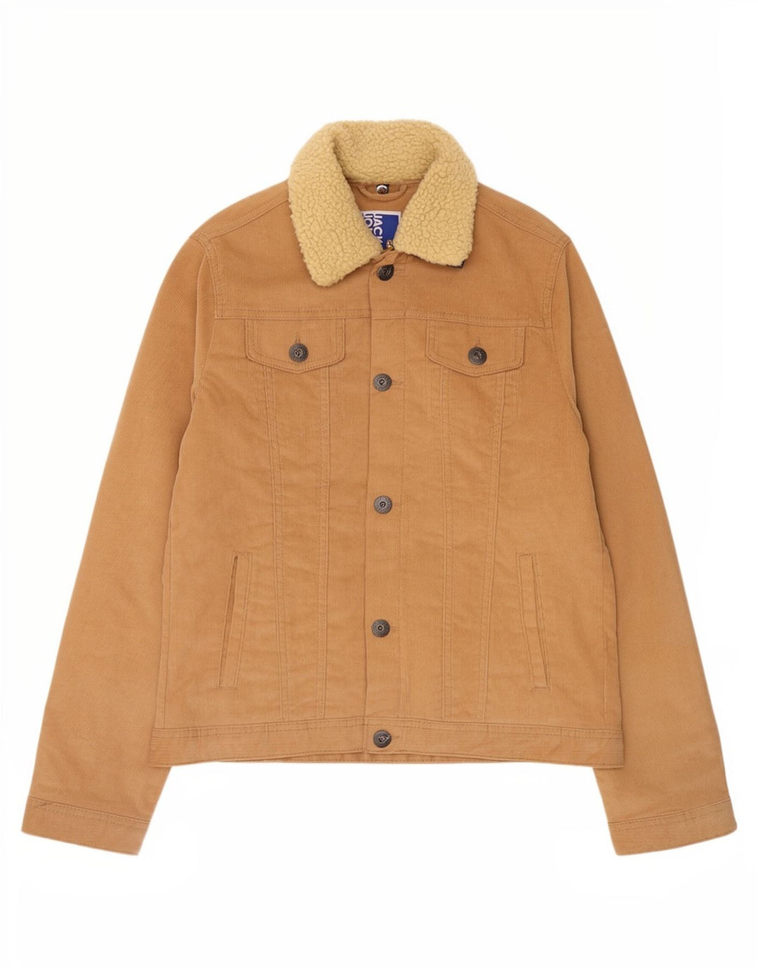 Jack & Jones Cordjacke für Jungen, 13–14 Jahre, beige Baumwolle