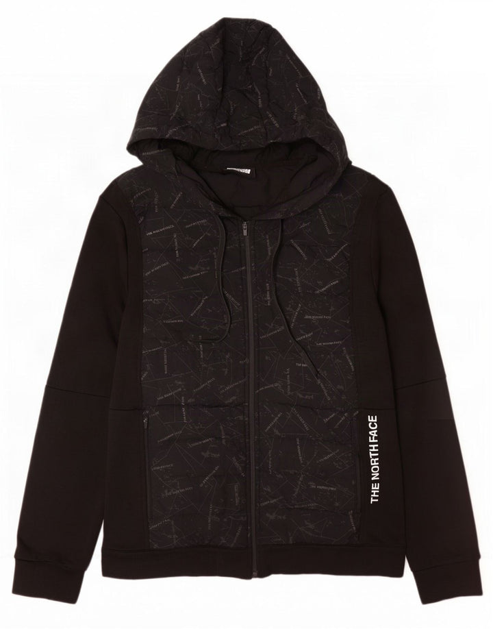 The North Face Herren-Trainingsanzug mit grafischer Polsterung, Größe L, Schwarz