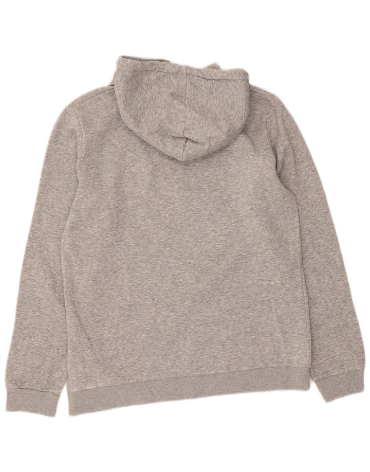 Jack & Jones Herren-Kapuzenpullover mit Grafik, mittelgrau gesprenkelte Baumwolle