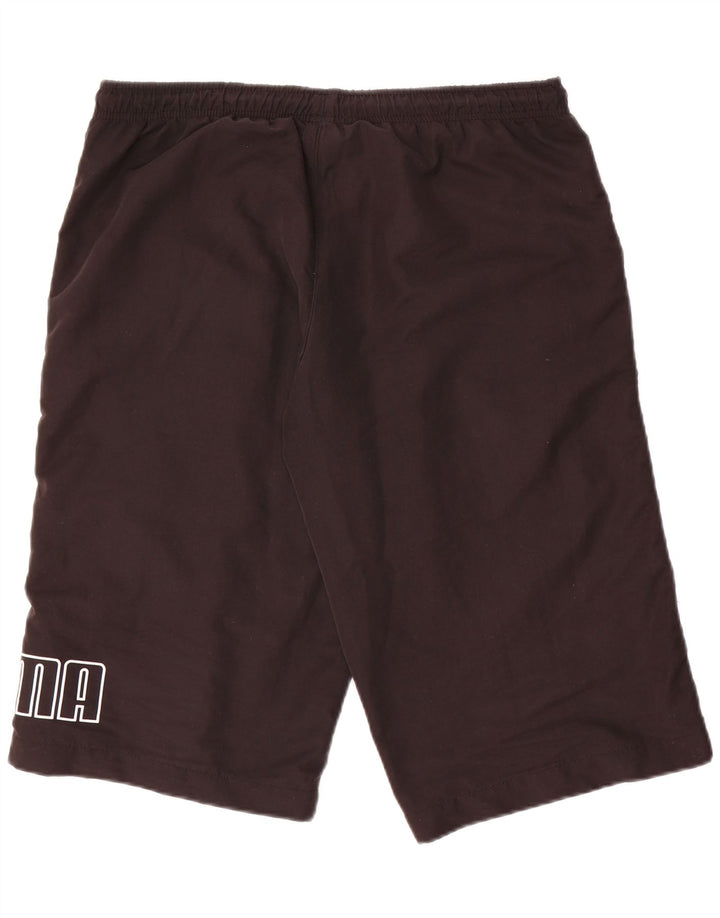 Puma Herren Graphic Bermuda Sport Shorts Medium Schwarz