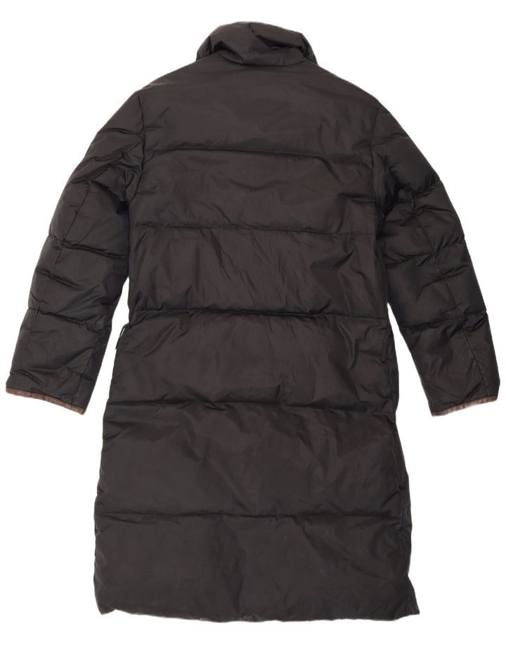 Geox Damen Wattierter Mantel IT 44 Medium Schwarz Polyester Winter
