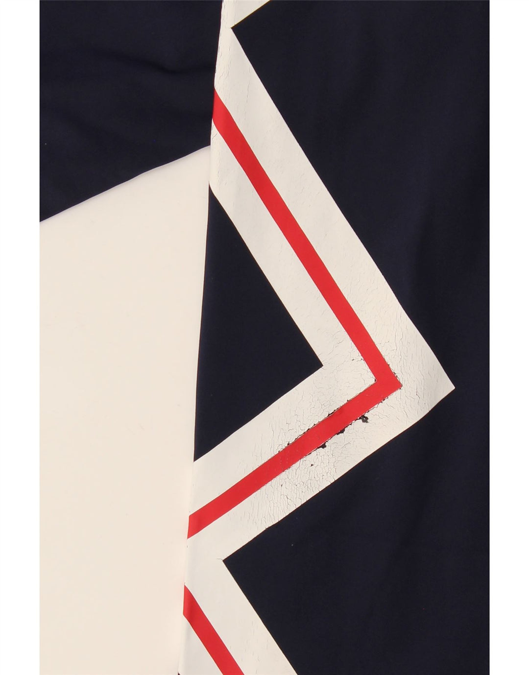 Fila Damen Grafik-Leggings UK 14 Large Marineblaues geometrisches Polyester