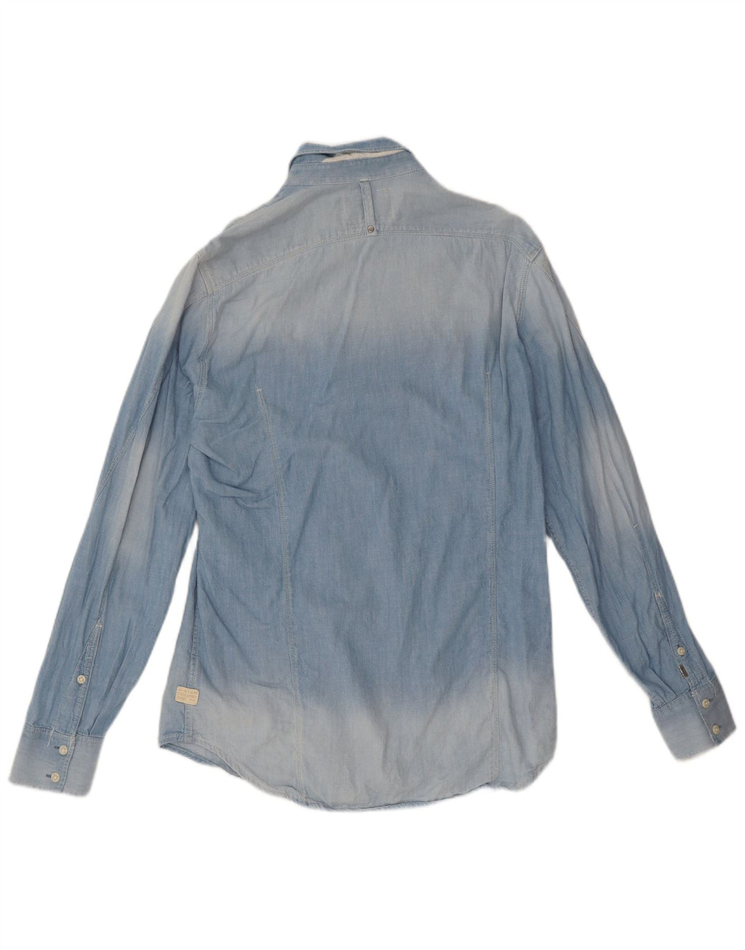 G-Star Herren-Jeanshemd aus mittelblauer Baumwolle