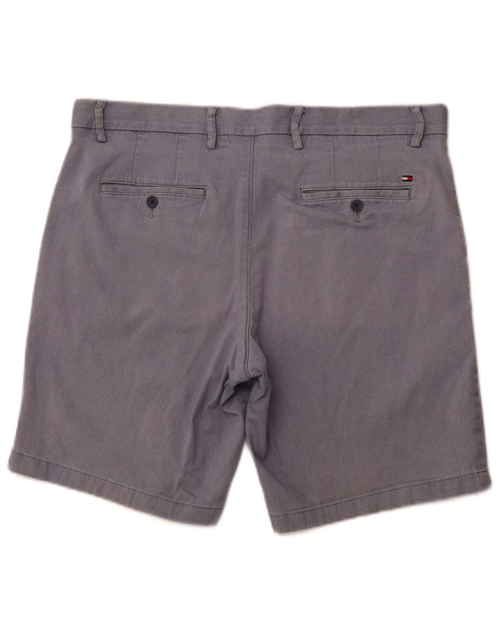 TOMMY HILFIGER Herren Chino Shorts W36 Große blaue Baumwolle