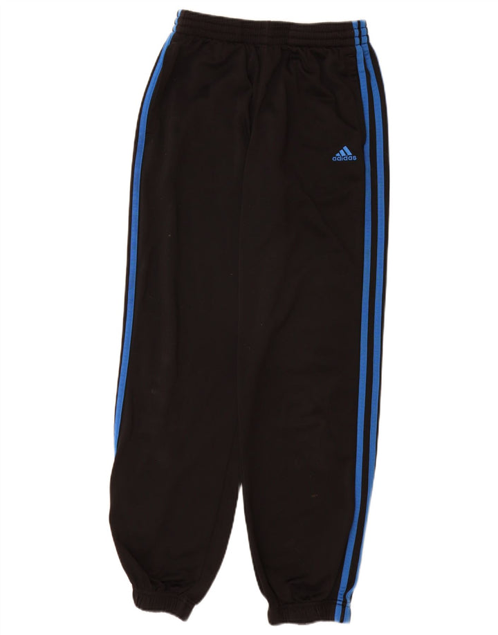 Adidas Jungen-Trainingshose, Jogginghose, 13–14 Jahre, schwarzes Polyester