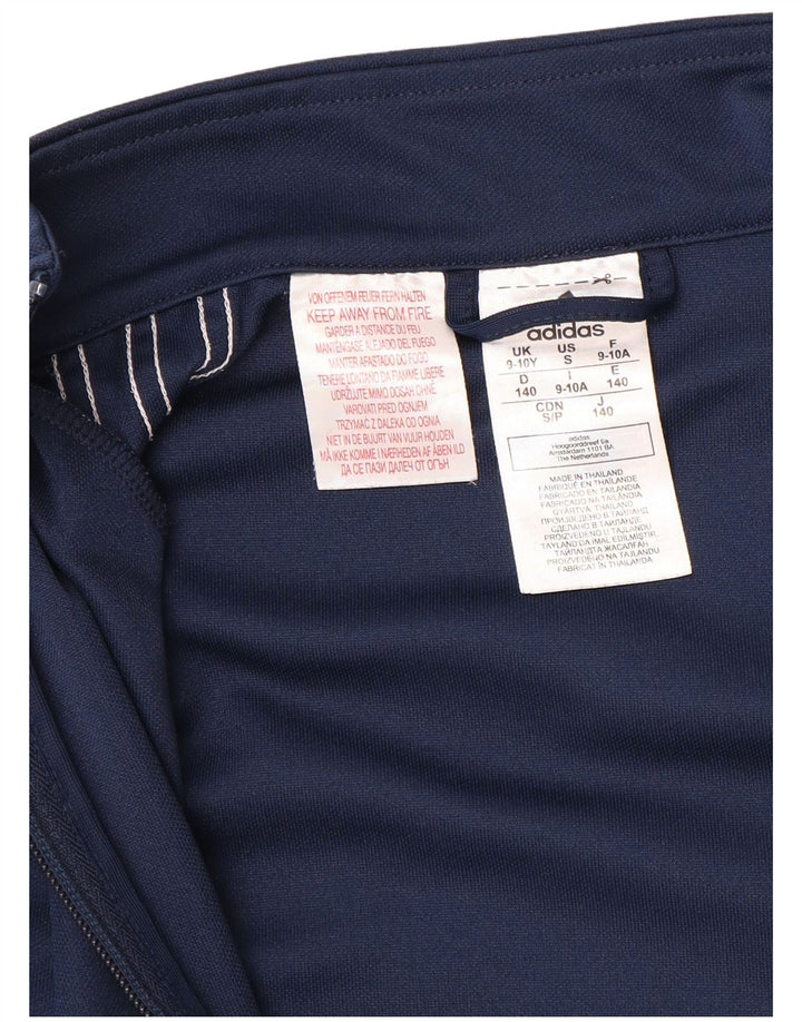 ADIDAS Aeroready-Trainingsanzugoberteil für Jungen, 9–10 Jahre, marineblaues Polyester