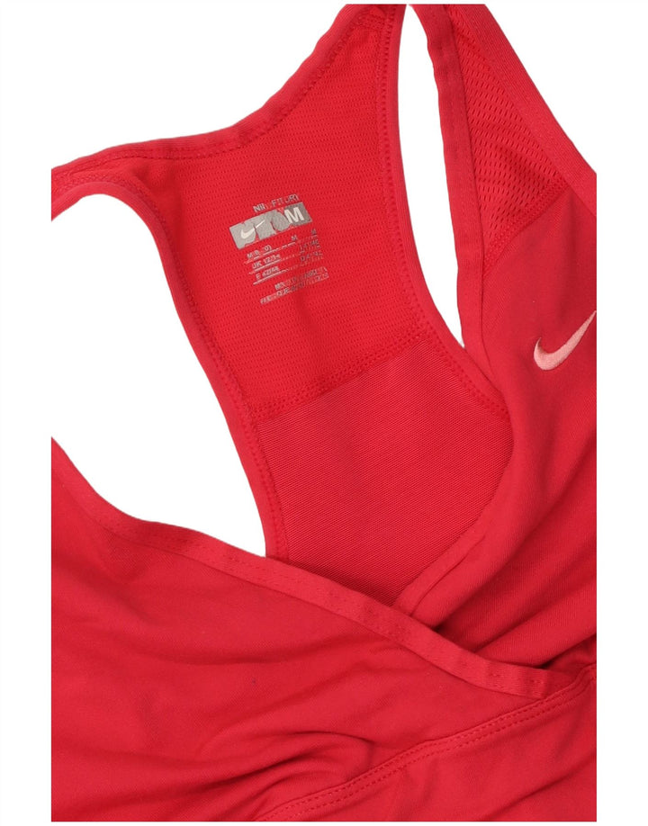 NIKE Damen-Trägershirt UK 12/14 Mittelrot