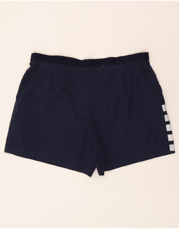 Fila Herren Pegged Casual Shorts IT 54 2XL W38 Marineblau gestreiftes Polyester