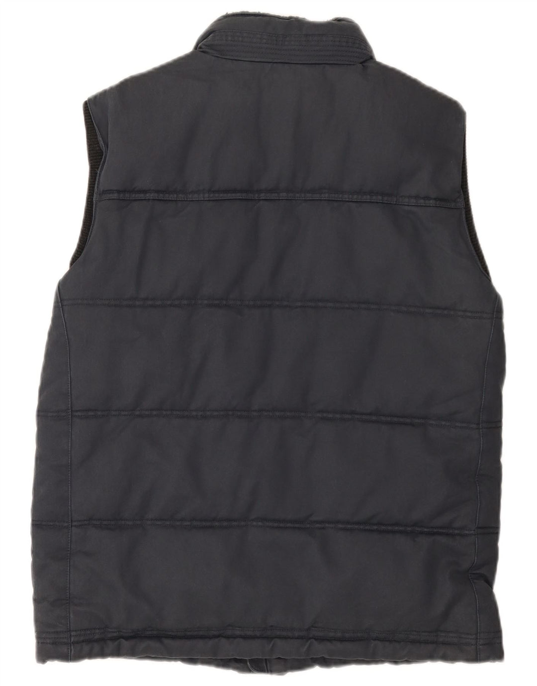 Fat Face Wattierte Herrenweste UK 38 Mittelmarineblaue Baumwolle