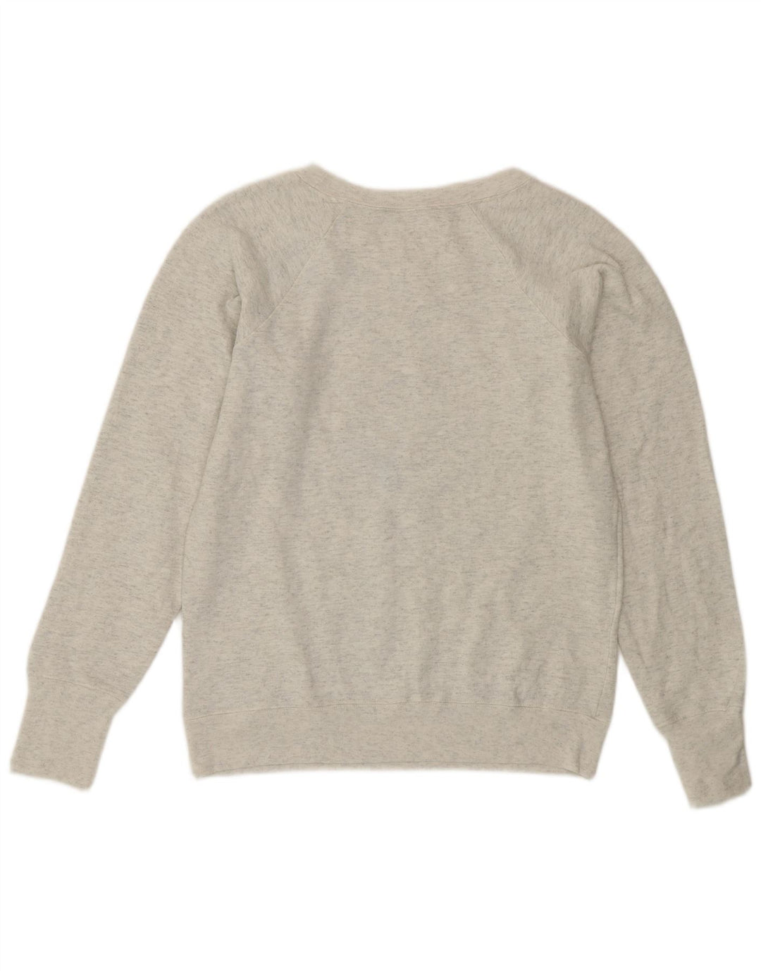 Champion Womens Graphic Oversized Sweatshirt Pullover UK 10 Small Grau