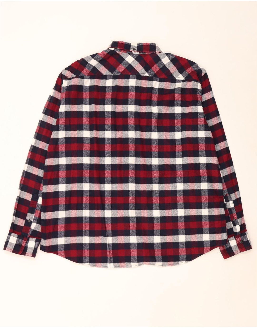 Marks & Spencer Herren Blue Harbor Regular Fit Flanellhemd 2XL Rot kariert