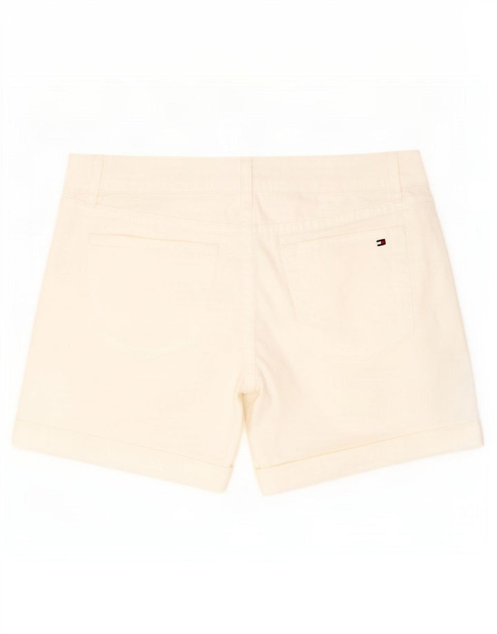 Tommy Hilfiger Damen Chino-Shorts US 6 Medium W32 Weiße Baumwolle