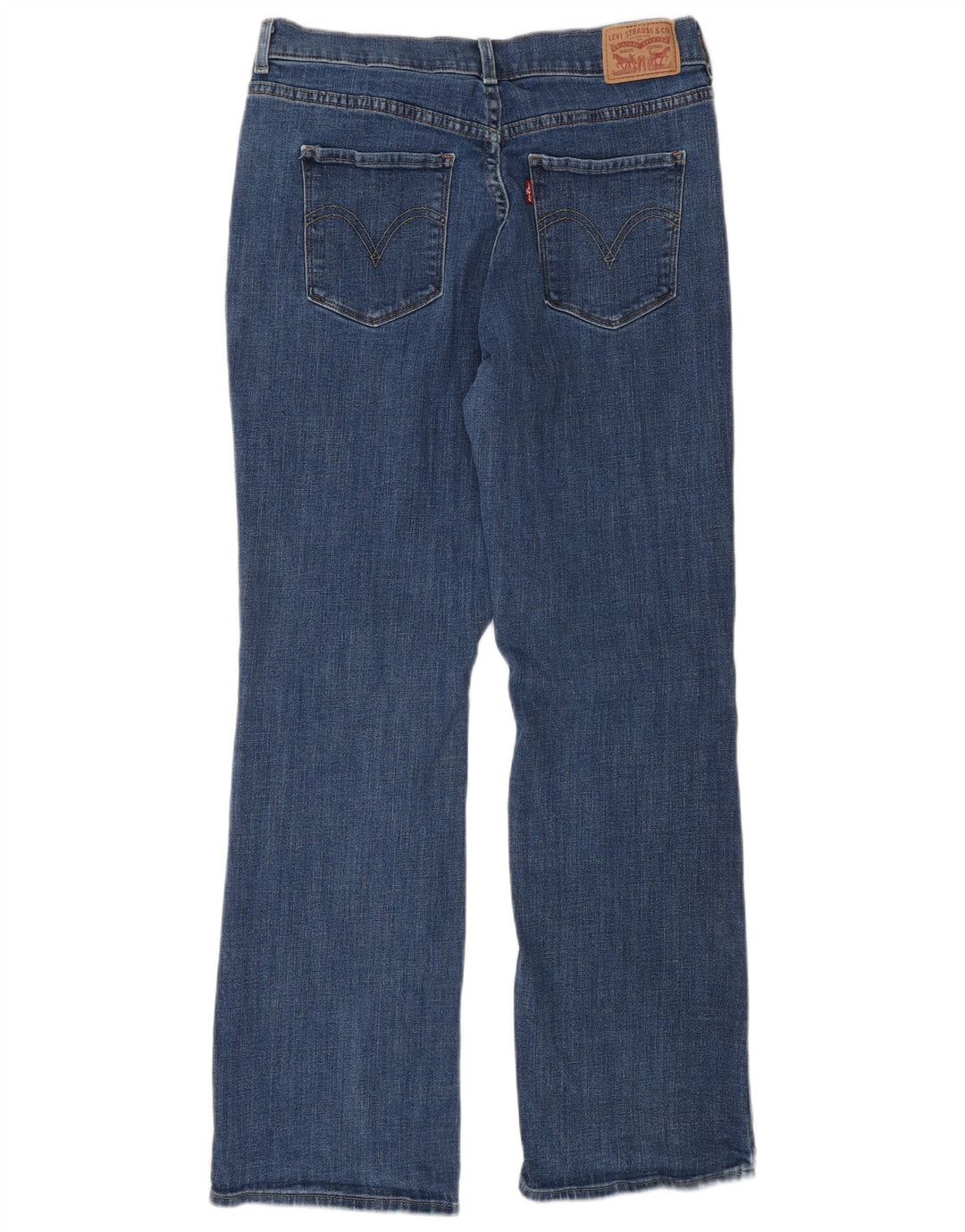 Levi's Damen Classic Bootcut Jeans US 10 Large W30 L30 Blaue Baumwolle