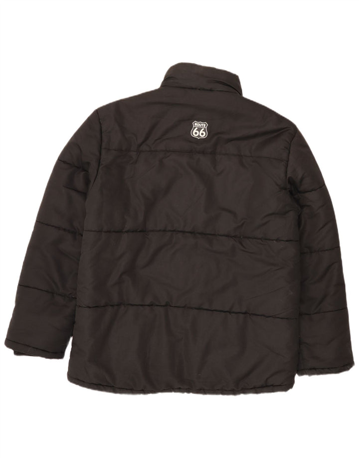 ROUTE 66 Wattierte Herrenjacke UK 40 Large Schwarz Polyester