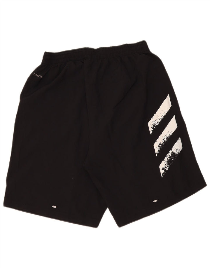 Adidas Herren Aeroready Graphic Sport Shorts Medium Schwarz