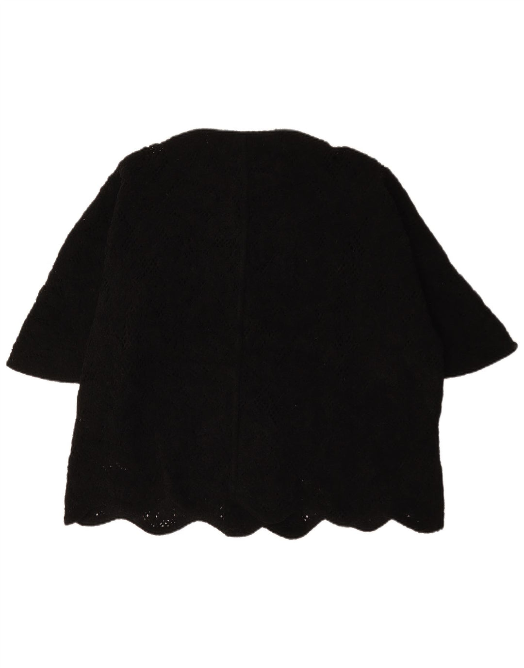 Zara Damen-Blazer, kurzärmelig, übergroß, Gr. 14, mittelschwarz