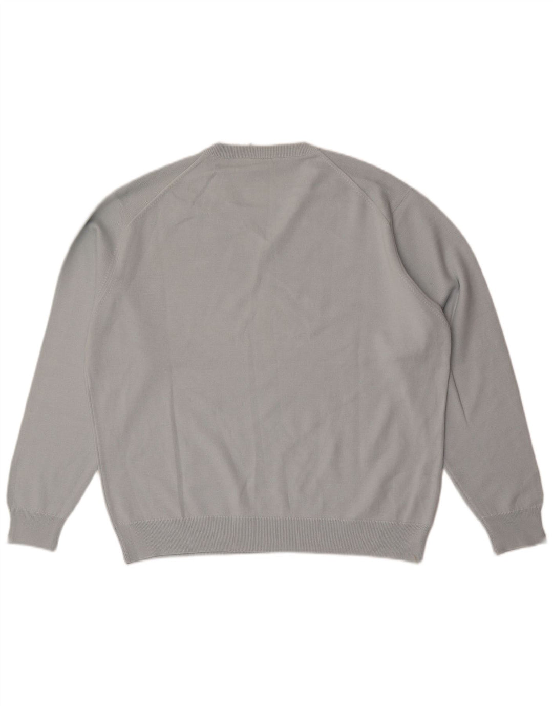 Lacoste Herren-Pullover mit V-Ausschnitt, Größe 6 XL, blaue Wolle
