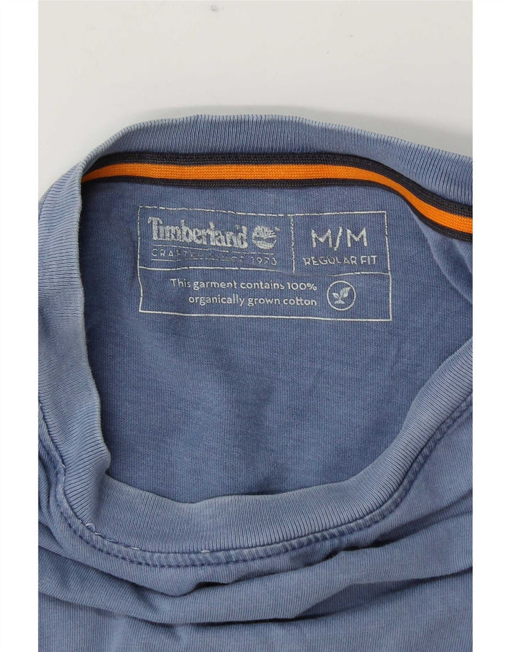 Timberland Herren-T-Shirt mit normaler Passform, mittelblaue Baumwolle