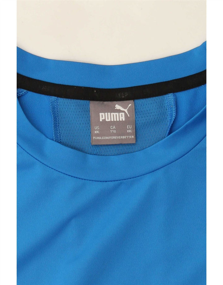 Puma Herren T-Shirt Top 2XL Blau