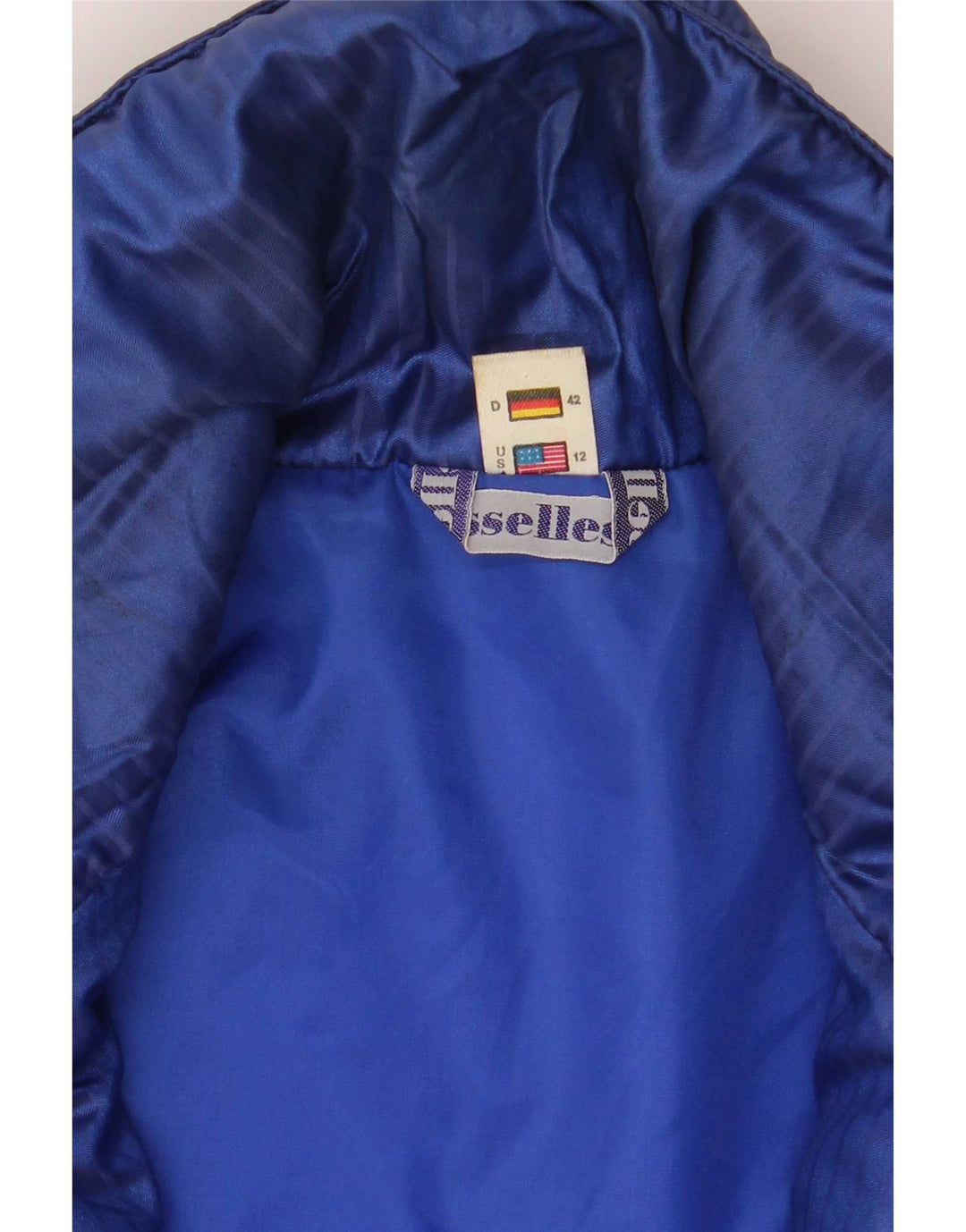 Ellesse Damen Skioverall IT 46 Large Marineblaues Nylon