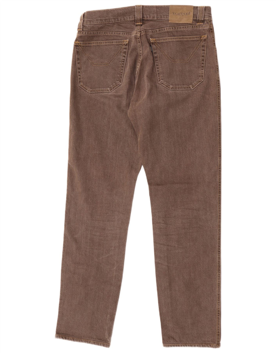 Jeckerson Herren Slim Jeans W33 L31 Braune Baumwolle
