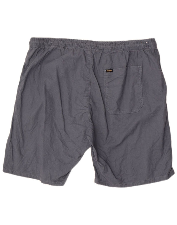 Wrangler Herren Bermudashorts W38 XL Graue Baumwolle