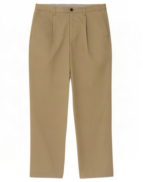 Dockers Mens Pegged Chino Trousers W33 L34 Beige Cotton