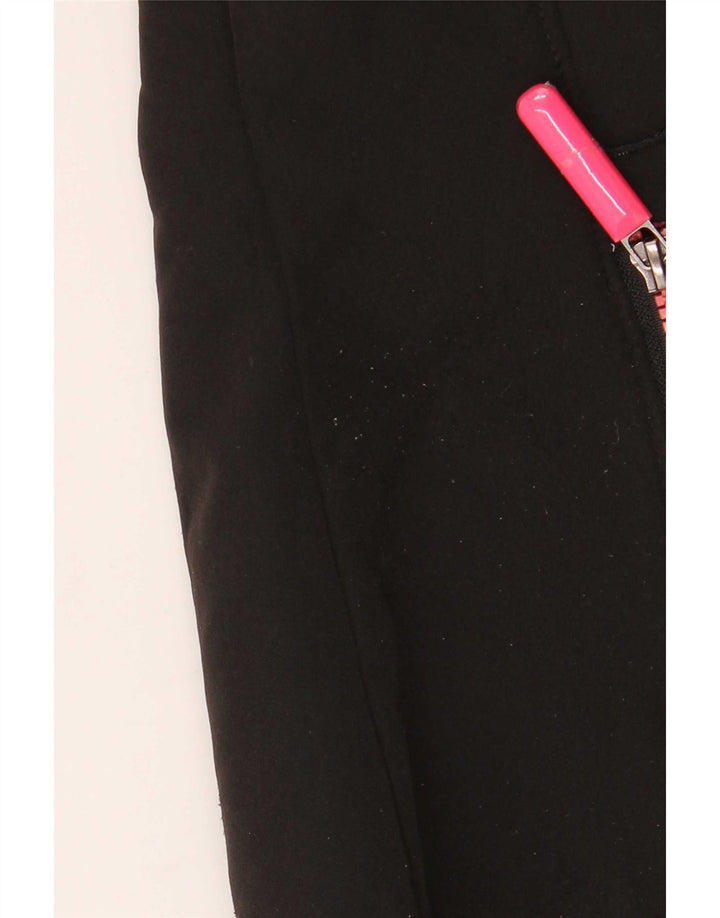 Superdry Damen-Windbreakerjacke mit Kapuze, UK 12, mittelschwarz