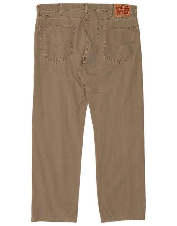 Levi's Herren 505 Regular Fit Cordhose W38 L32 Beige Baumwolle