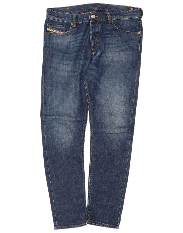 Diesel Herren D-Luster Slim Jeans W34 L30 Blaue Baumwolle