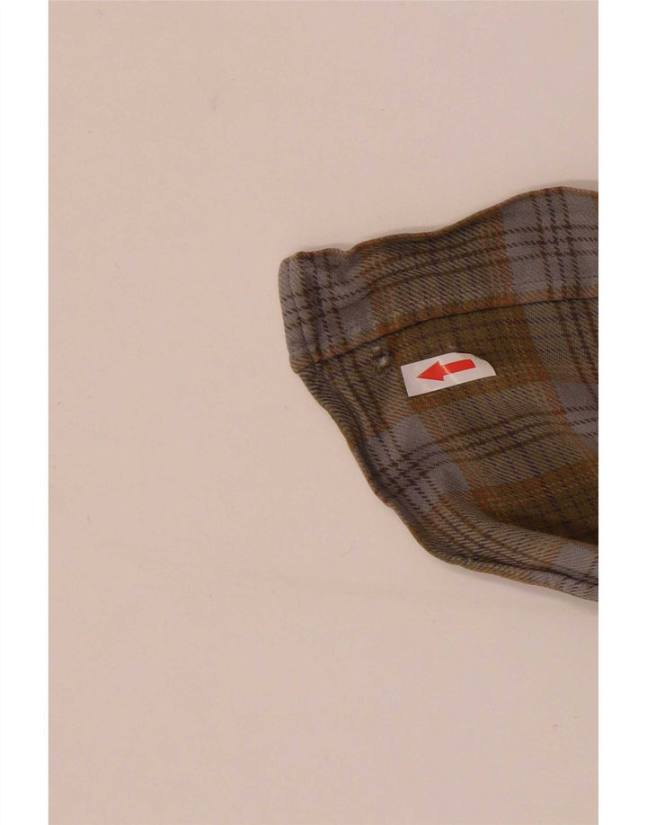 Barbour Herren-Flanellhemd, groß, Khaki, kariert, Baumwolle