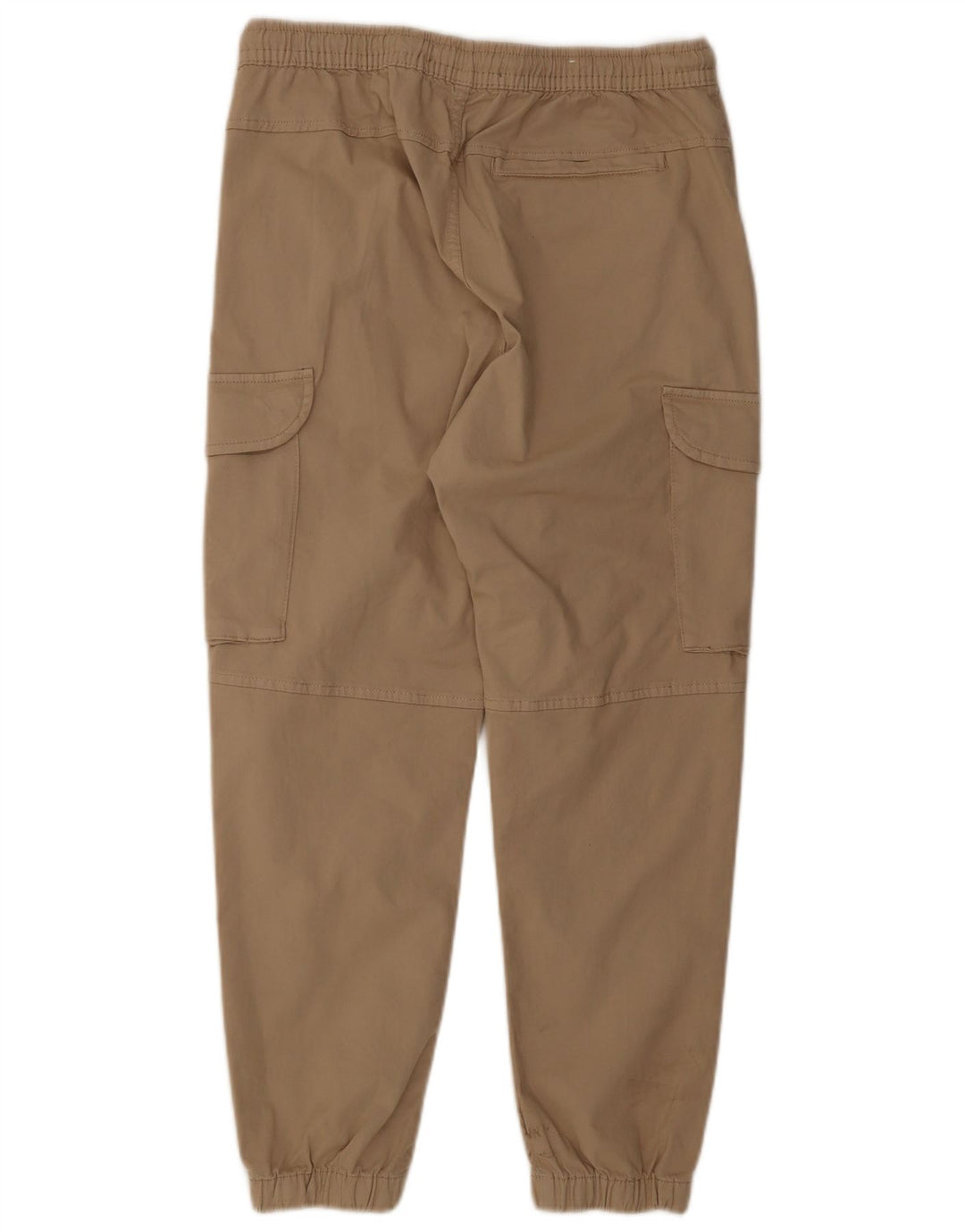 Zara Herren-Jogger-Cargohose, Größe M, W31, L27, Beige, Baumwolle
