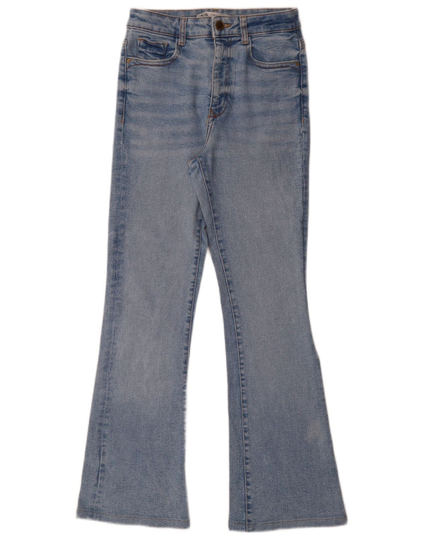 Zara Damen Schlagjeans EU 36 XS W27 L29 Blau