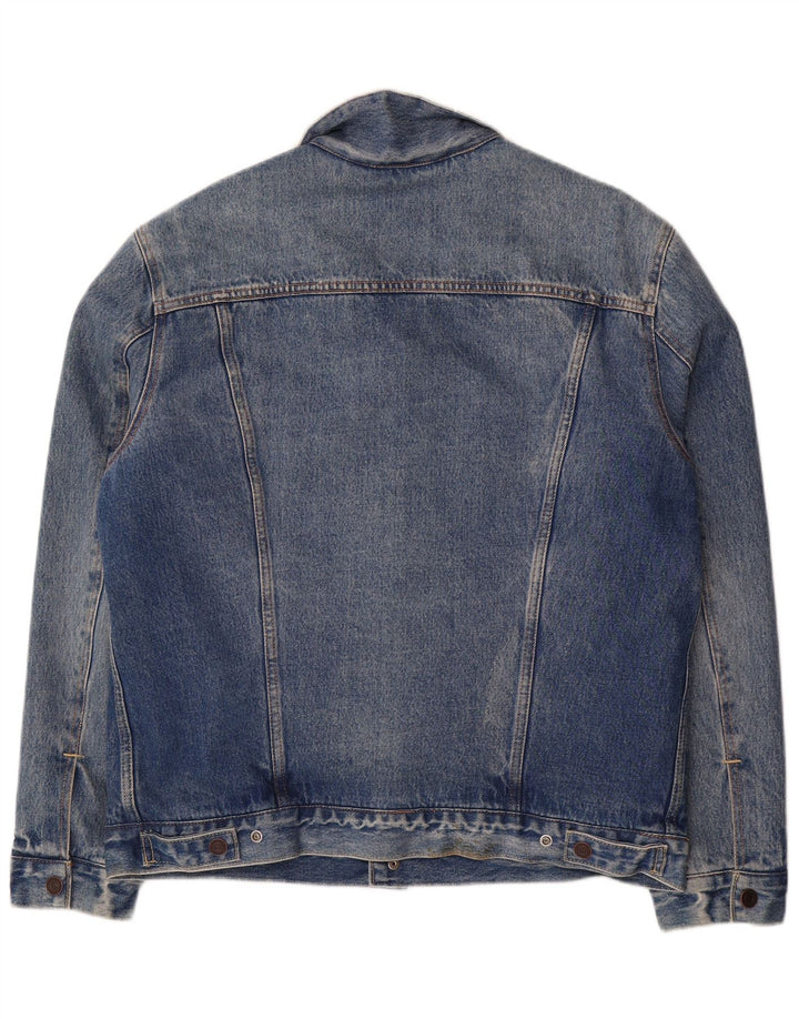 Levi's Herren-Denim-Sherpa-Jacke, UK 40, große blaue Baumwolle
