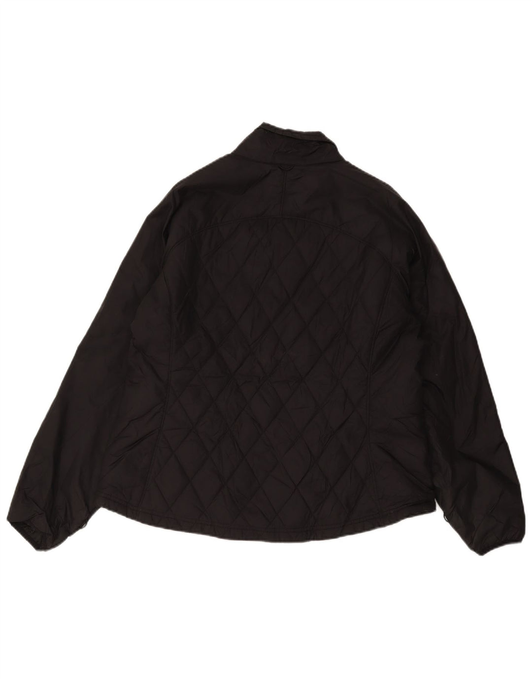Eddie Bauer Damen Steppjacke UK 18 XL Schwarz Nylon