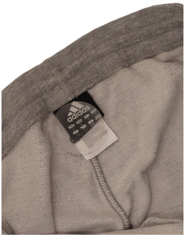 Adidas Herren Trainingshose Jogger Große graue Baumwolle