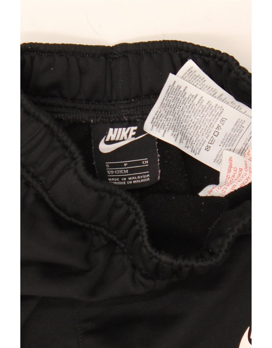 Nike Jungen-Trainingshose, Jogginghose, 8–9 Jahre, Größe S, Schwarz, Polyester