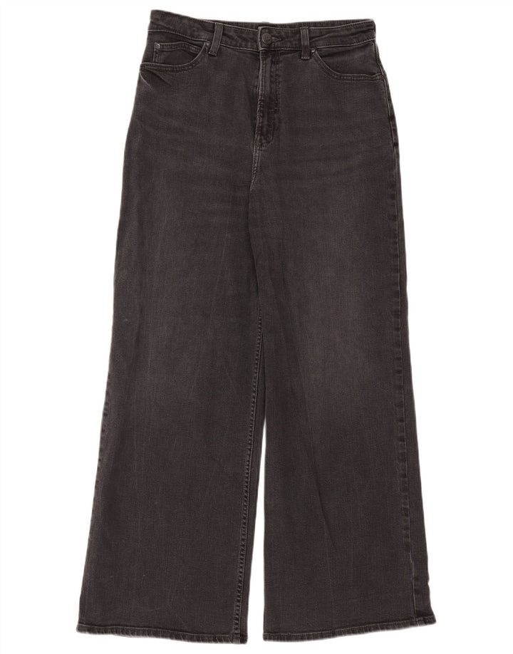 Lee Damen-Jeans mit hohem Bund, ausgestellt, W30, L28, schwarze Baumwolle