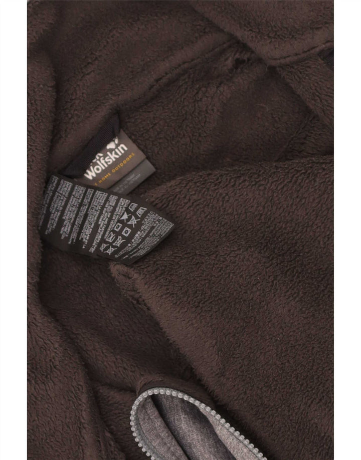 Jack Wolfskin Damen Trainingsanzug Top Jacke UK 14 Mittelgrau fleckig
