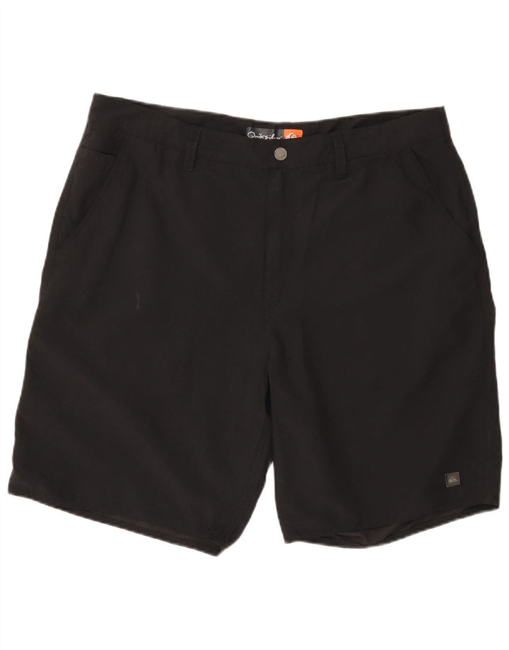 Quiksilver Herren Chinoshorts W36 Large Schwarz Polyester