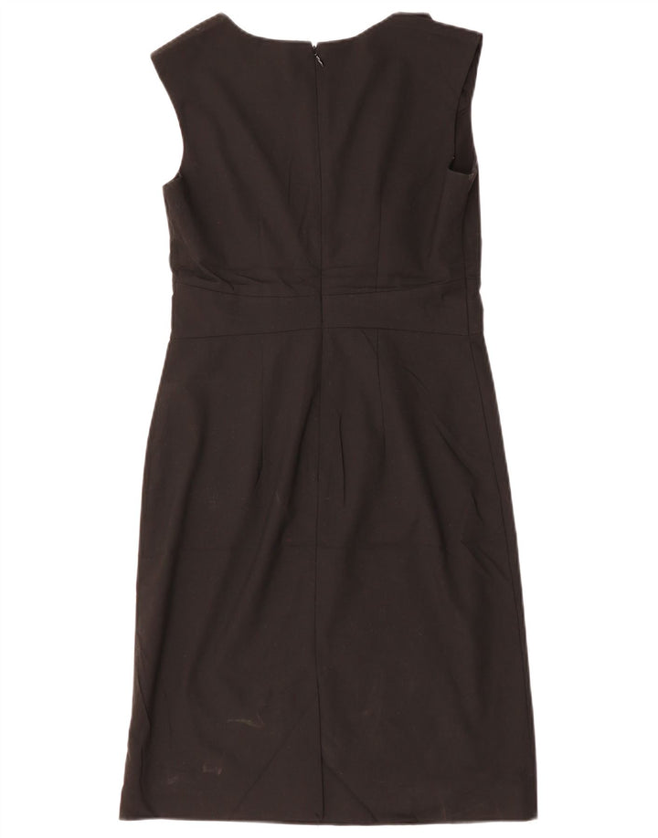 MOSSIMO Damen Ärmelloses Etuikleid US 4 Small Schwarz Polyester